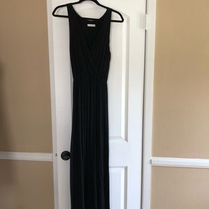 Black Lush Maxi Dress - Size M